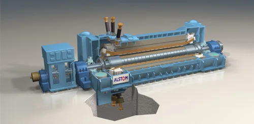 Alstom Power turbogenerator equipped with Maxalign bearings