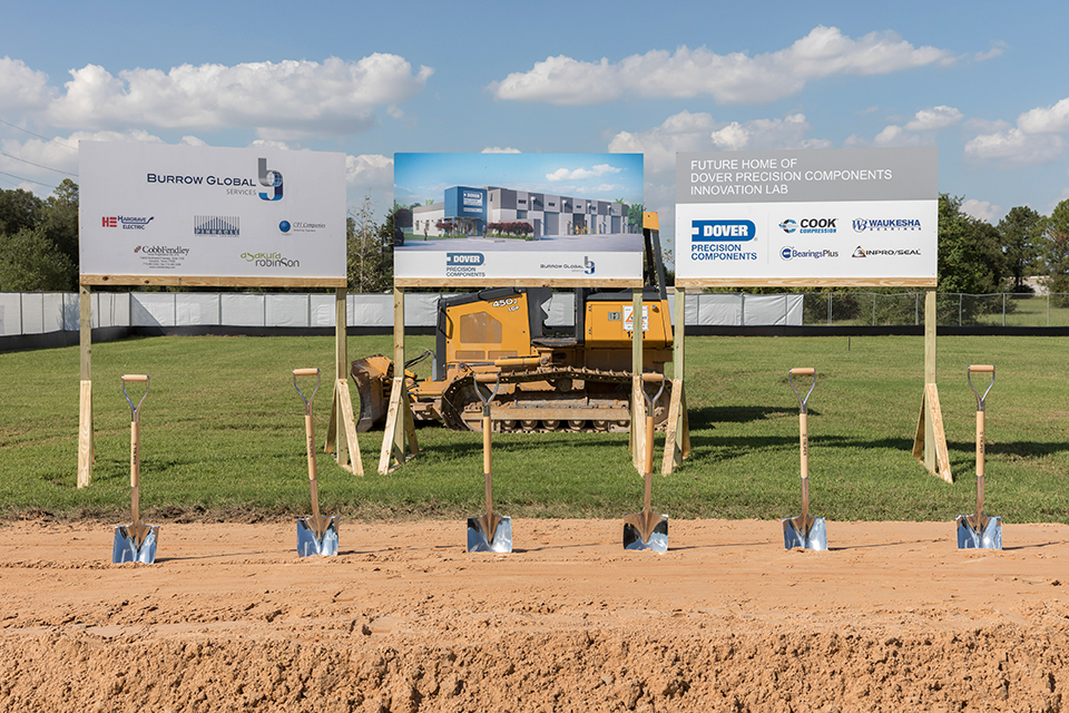 Dover Precision Components Innovation Lab groundbreaking